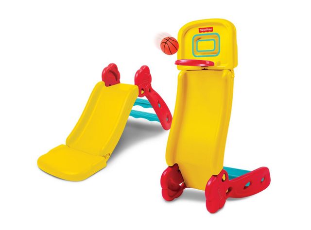Centro Fisher Price de Juegos Baloncesto 2 en 1-0