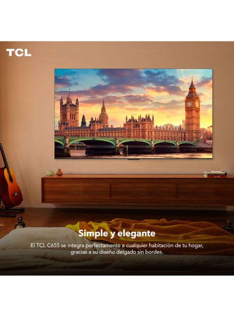 QLED Smart TV 55" 4K UHD 55C655 Pro Google TV-8