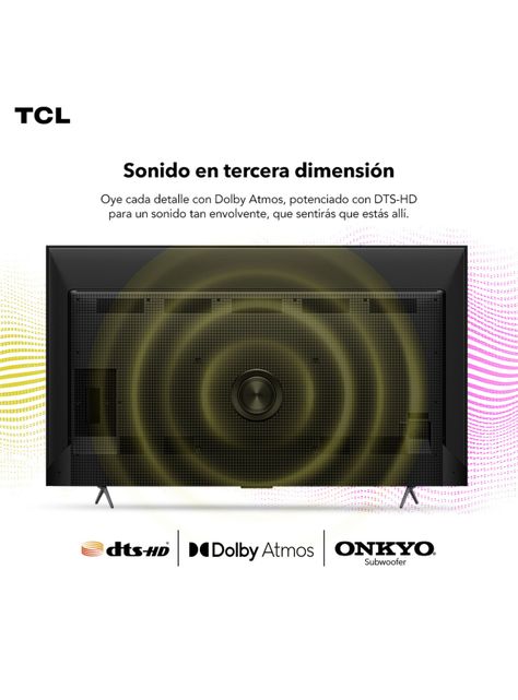 QLED Smart TV 55" 4K UHD 55C655 Pro Google TV-6