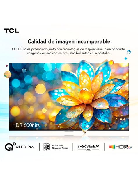 QLED Smart TV 55" 4K UHD 55C655 Pro Google TV-3