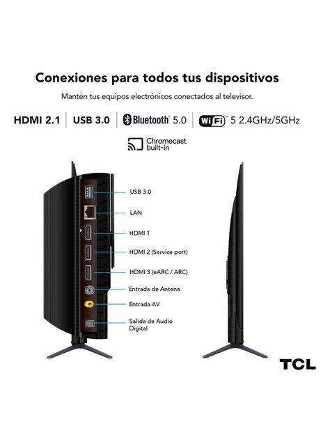 QLED Smart TV 55" 4K UHD 55C655 Pro Google TV-2