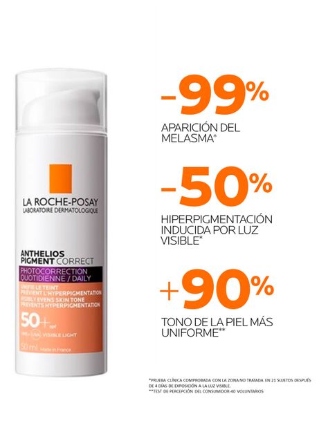 Protector Solar Rostro Anthelios Pigment Correct Medium FPS50+ 50 ml-3