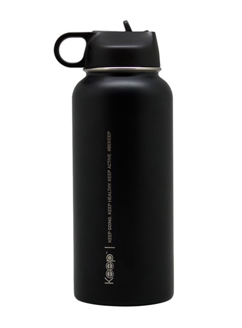 Botella Insulada 1 Litro Negro-0