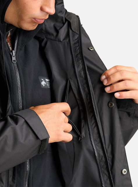 Chaqueta Interior Polar Corteza 3en1-3