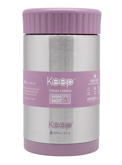 Termo Comida Col 600 ml Lila-0