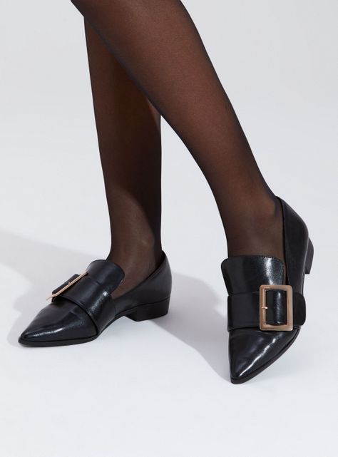 Mocasín Alaniz Detalle Hebilla Mujer-0