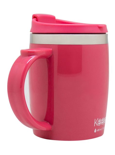 Mug Termo Col 400 ml Rosado-1