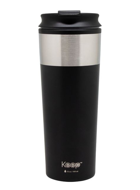 Mug Metálico 450 ml Negro-1