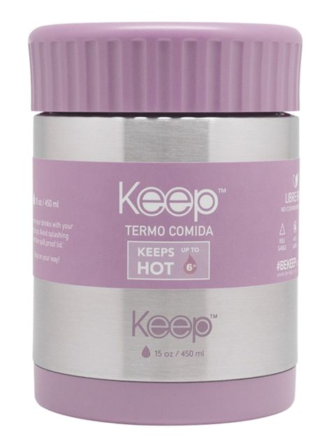 Termo Comida Col 450 ml Lila-0