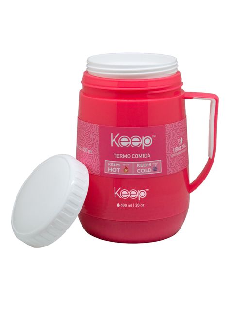 Termo Comida 600 ml Rosado-1