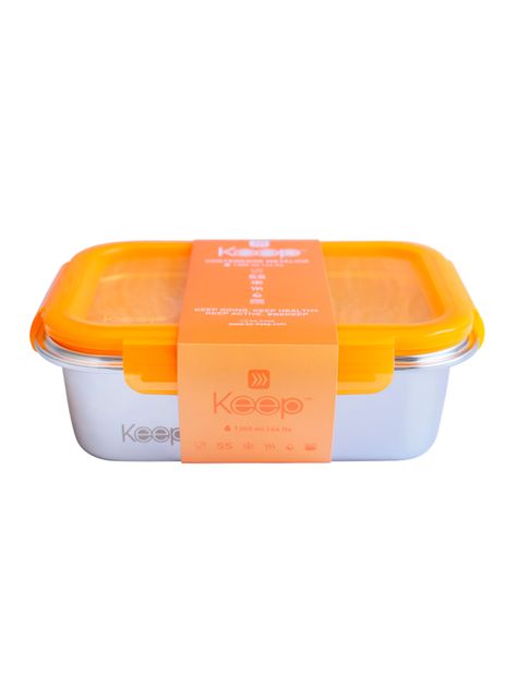 Hermético Metálico 1300 ml Amarillo-0