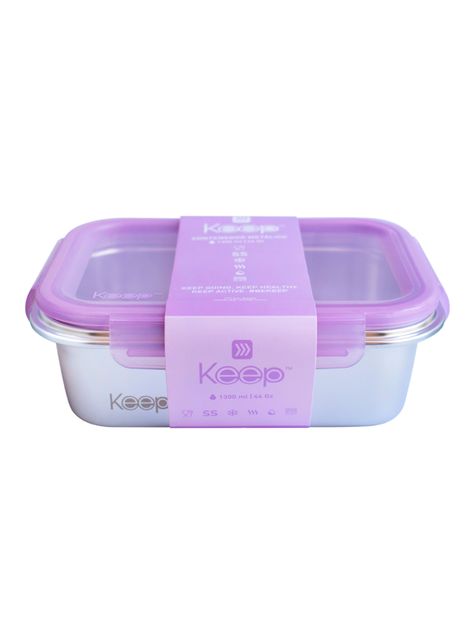 Hermético Metálico 1300 ml Lila-0