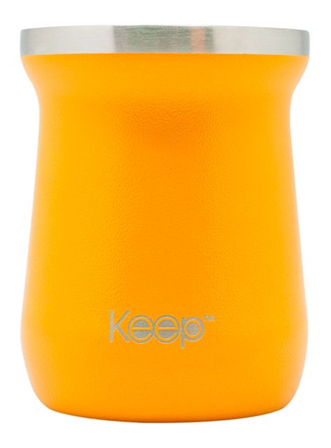Mate Caja Hammered Amarillo 300 ml-0