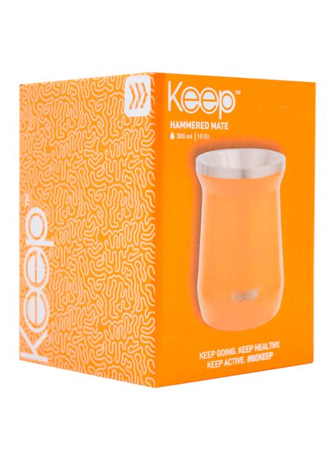Mate Caja Hammered Amarillo 300 ml-2