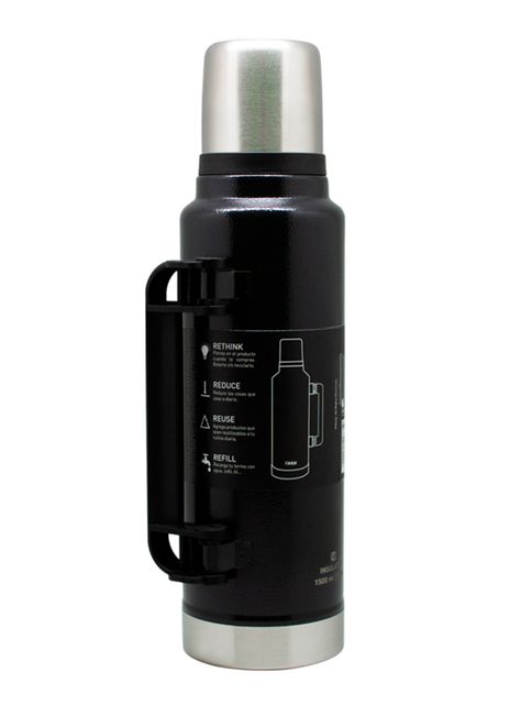 Termo Hammered 1.5 Litros Negro-2