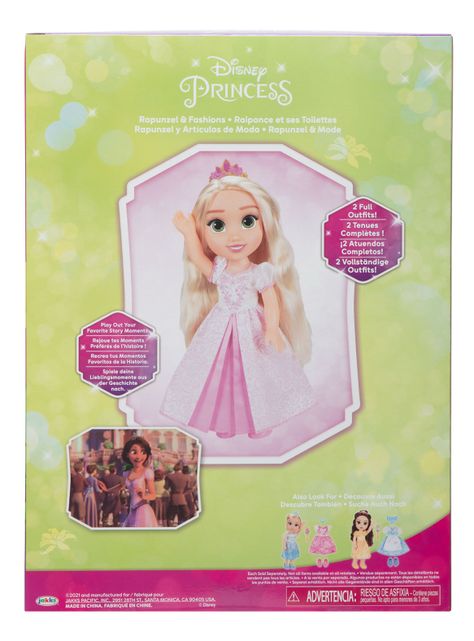 Muñeca Princesa Rapunzel Full Fashion + Accesorios-2