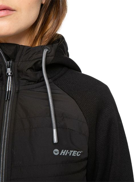 Chaqueta con Tiras Ajustable y Capucha-2
