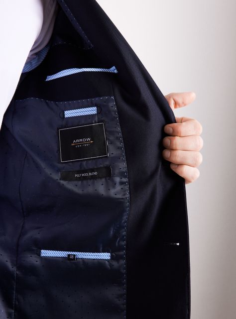 Traje Lana Poliéster Liso-3