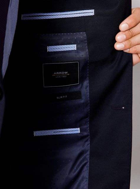 Traje Recto 100% Lana Fantasia Slim Fit-3