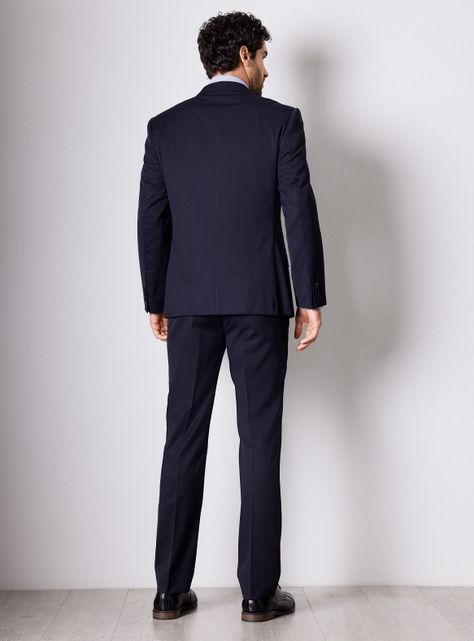 Traje Recto 100% Lana Fantasia Slim Fit-5