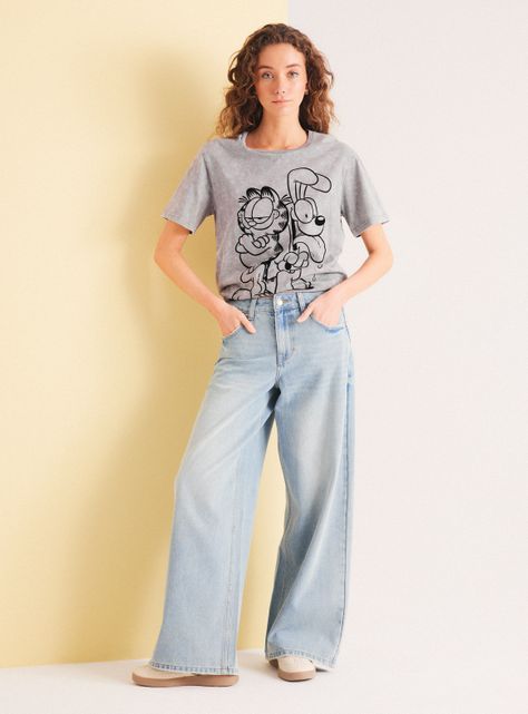 Jeans Puddle Anchos y Tiro Largo-4