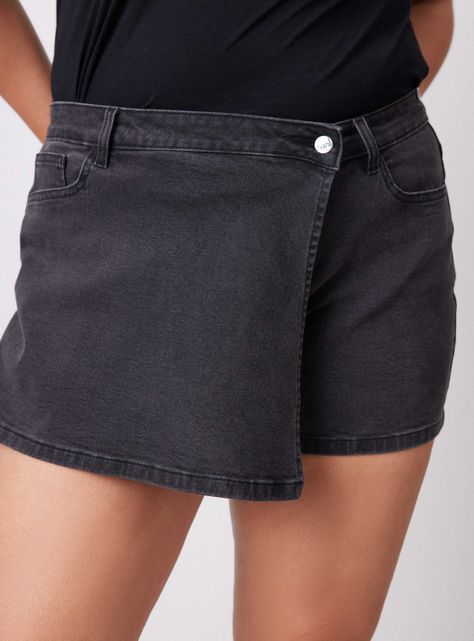 Falda Skort Denim-2