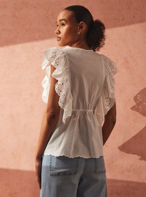 Blusa con Vuelo Bordado-1