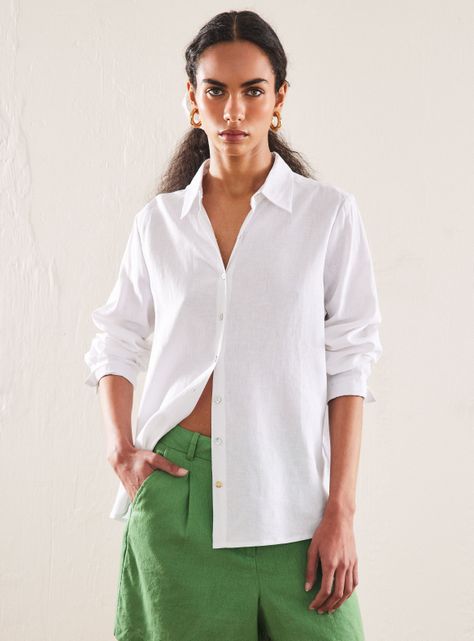 Blusa con Lino-0