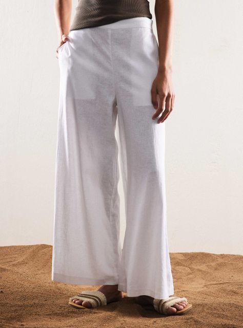 Pantalón con Lino-0