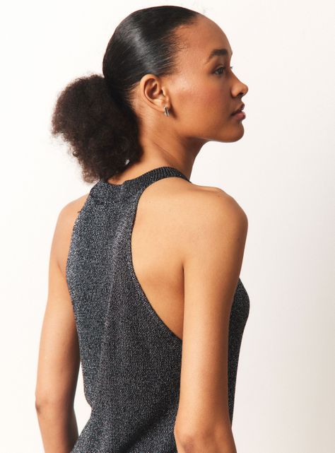 Polera Halter Tejida Color-3