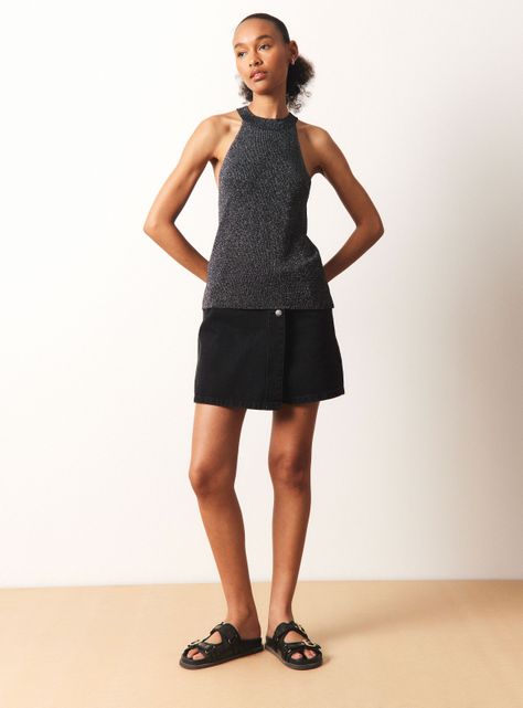Polera Halter Tejida Color-4