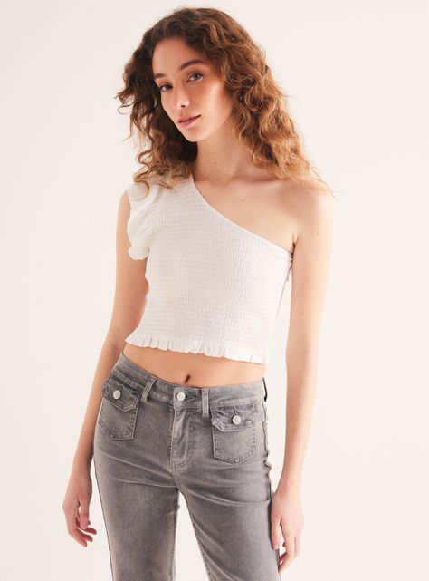 Polera One Shoulder Colores-0