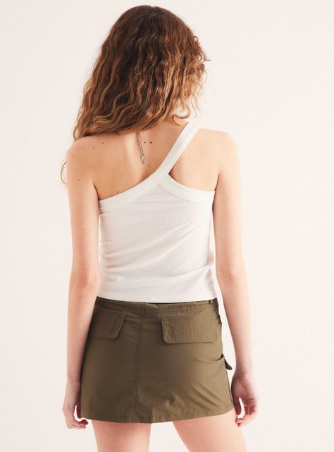 Polera One Shoulder Textura-1
