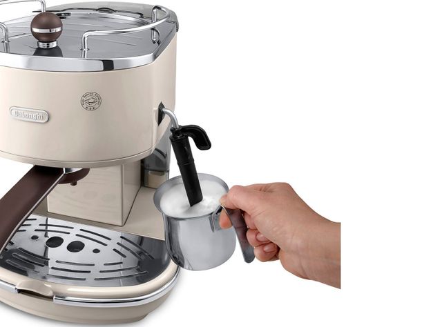 Cafetera Espresso Icona Beige-1