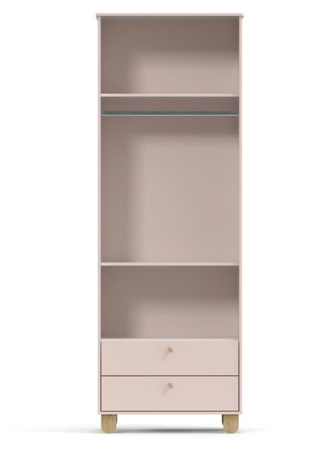 Armario Zupi 2 Puertas Rosado Kidscool-1