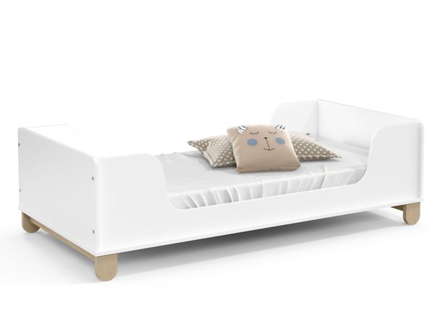 Mini Cama Zupi Madera Blanca Natural-0