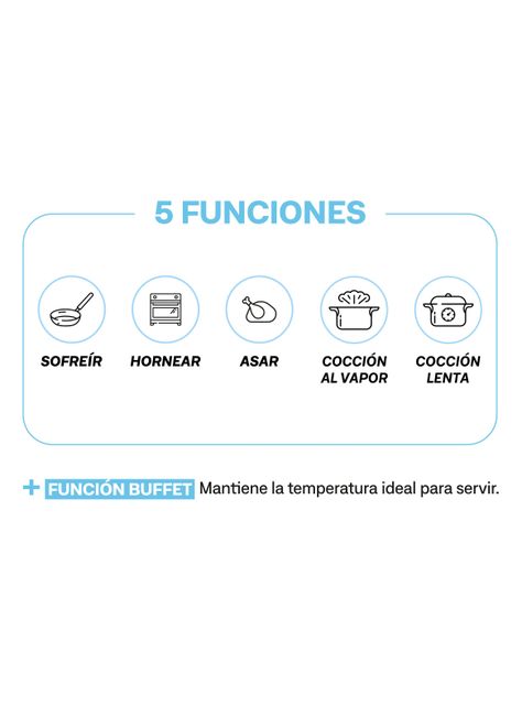 Olla de Cocción MultiCooker 5 en 1 de 5.5 Litros-4