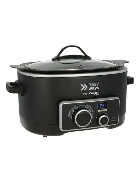 Olla de Cocción MultiCooker 5 en 1 de 5.5 Litros-0