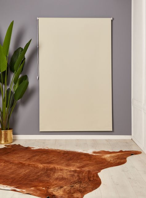 Cortina Attimo Roller Blackout 120 x 250 cm Beige-0