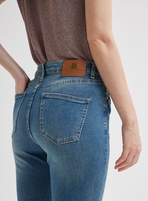 Jeans  Flare Detalle Tachas-3