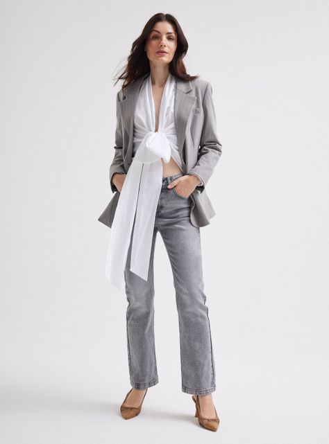 Blazer Sastrero Rayado-4