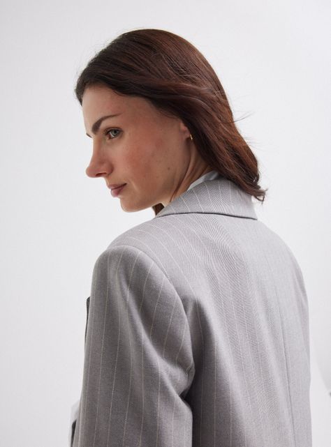 Blazer Sastrero Rayado-3