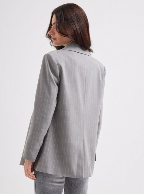 Blazer Sastrero Rayado-1