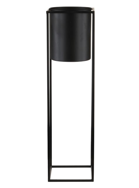 Porta Planta Negro 67 cm-0
