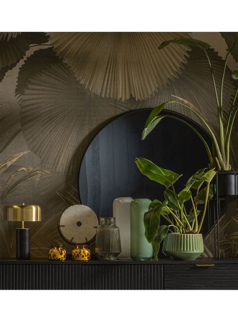 Porta Planta Negro 67 cm-3