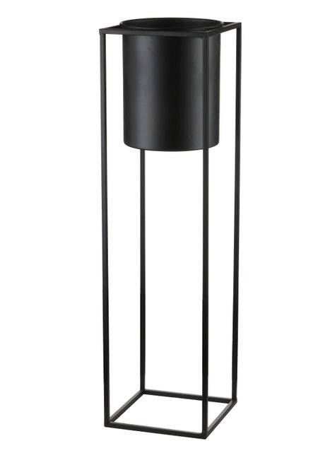 Porta Planta Negro 67 cm-1