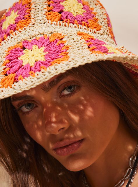 Sombrero Diseño Flores-1
