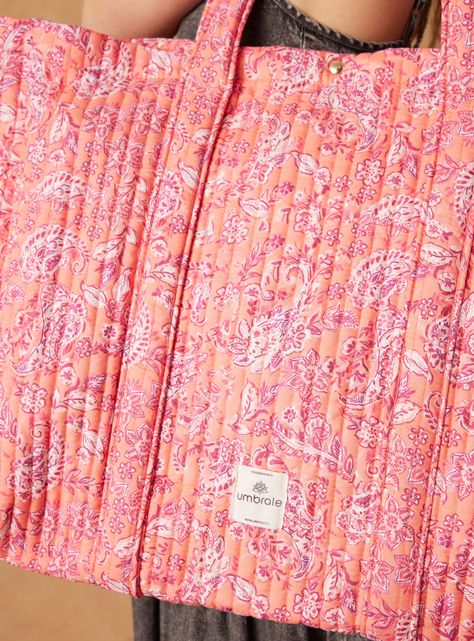 Bolso de Playa Tote Quilt Estampada-1