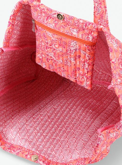 Bolso de Playa Tote Quilt Estampada-5