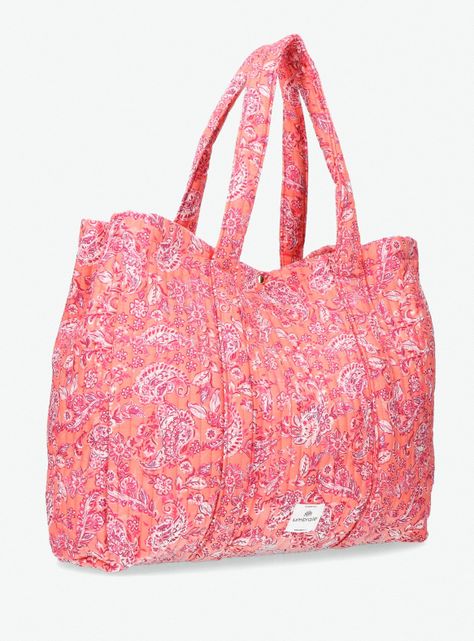 Bolso de Playa Tote Quilt Estampada-3
